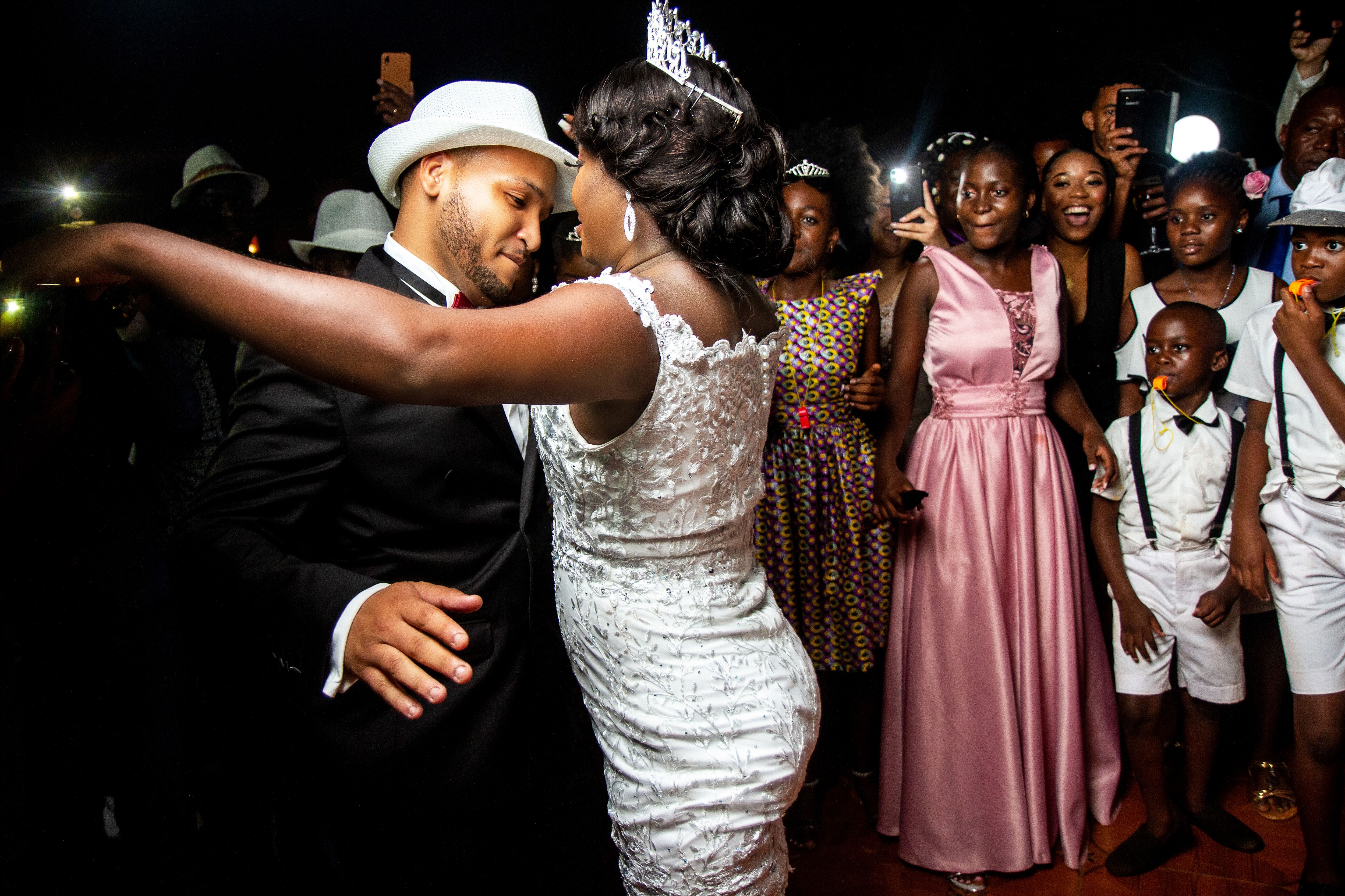 Wedding reception dance